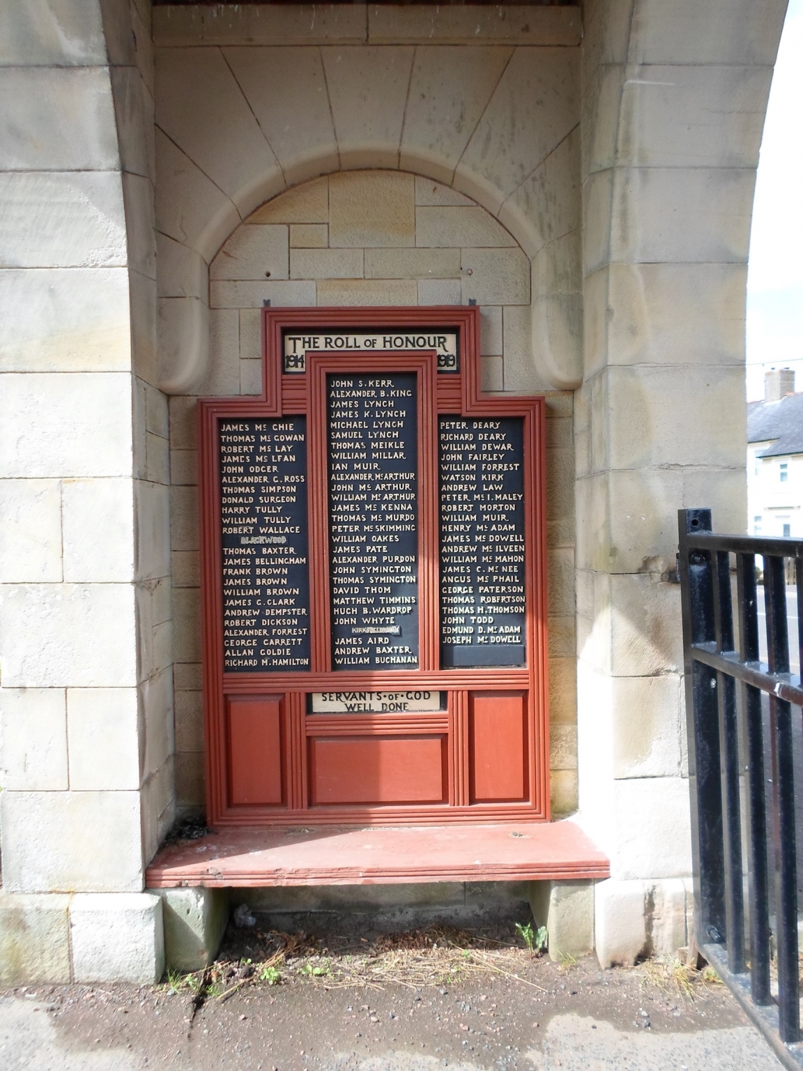 Lesmahagow War Memorials Online